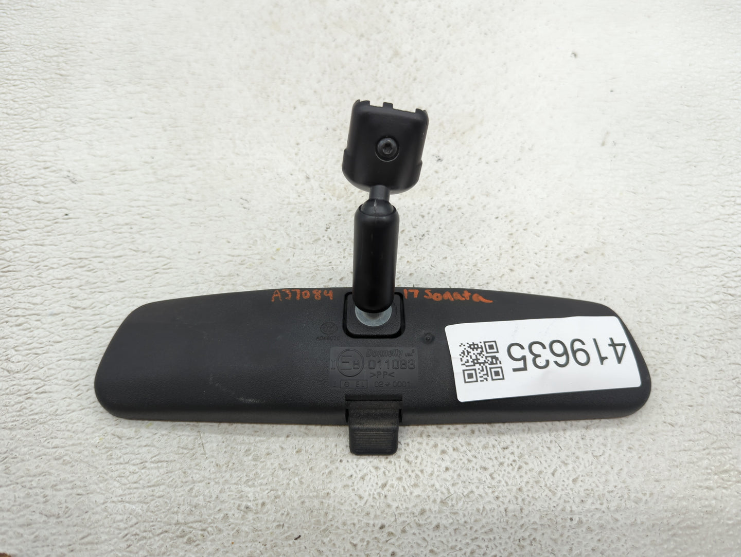 2011-2019 Hyundai Sonata Interior Rear View Mirror Replacement OEM P/N:E8011083 E11026137 Fits OEM Used Auto Parts - Oemused