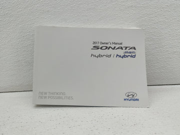 2017 Hyundai Sonata Owners Manual Book Guide OEM Used Auto Parts - Oemusedautoparts1.com