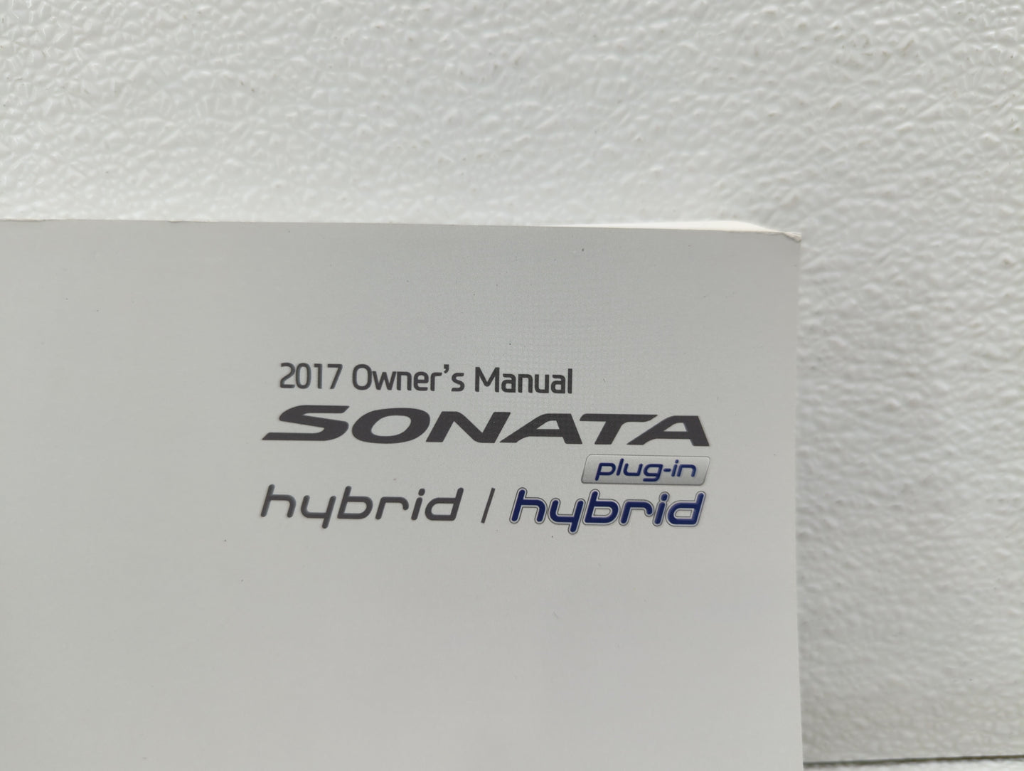 2017 Hyundai Sonata Owners Manual Book Guide OEM Used Auto Parts - Oemusedautoparts1.com
