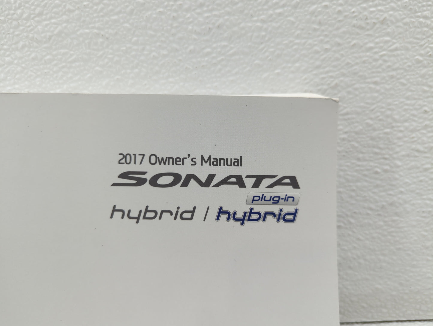 2017 Hyundai Sonata Owners Manual Book Guide OEM Used Auto Parts - Oemusedautoparts1.com