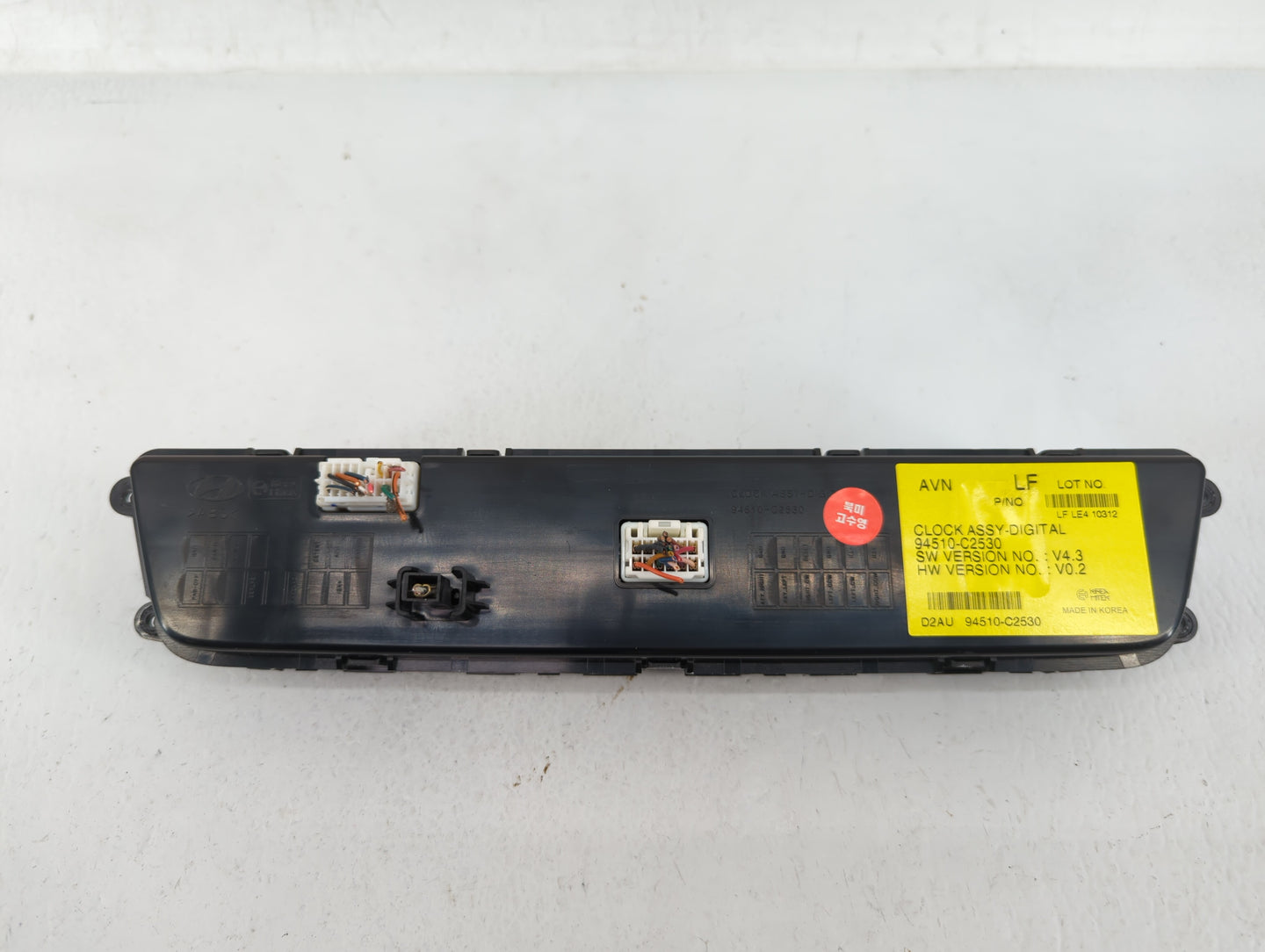 2017 Hyundai Sonata Climate Control Module Temperature AC/Heater Replacement P/N:94510-C2530 Fits OEM Used Auto Parts - Oemu