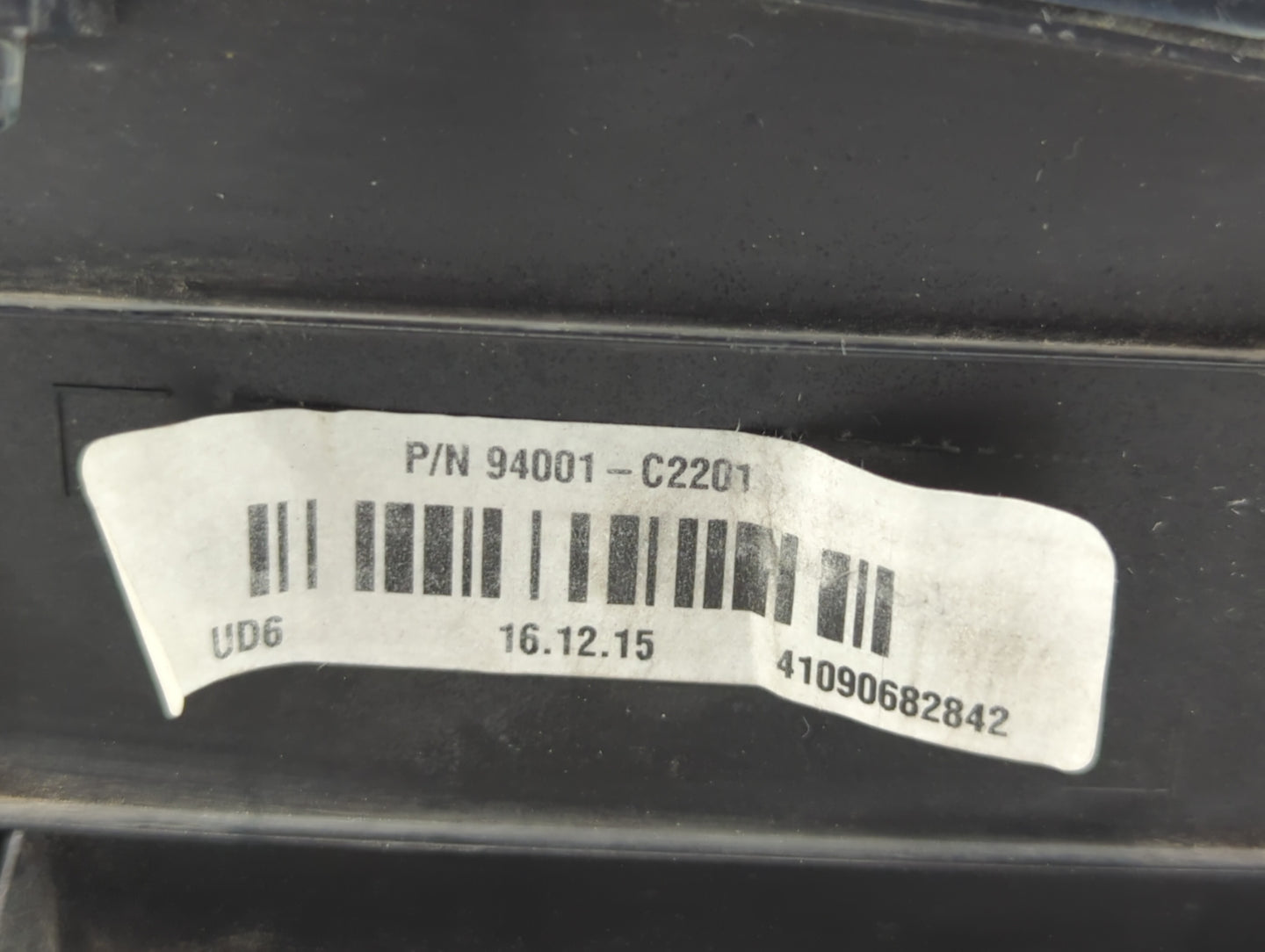 2017 Hyundai Sonata Instrument Cluster Speedometer Gauges P/N:94001-C2201 Fits OEM Used Auto Parts - Oemusedautoparts1.com