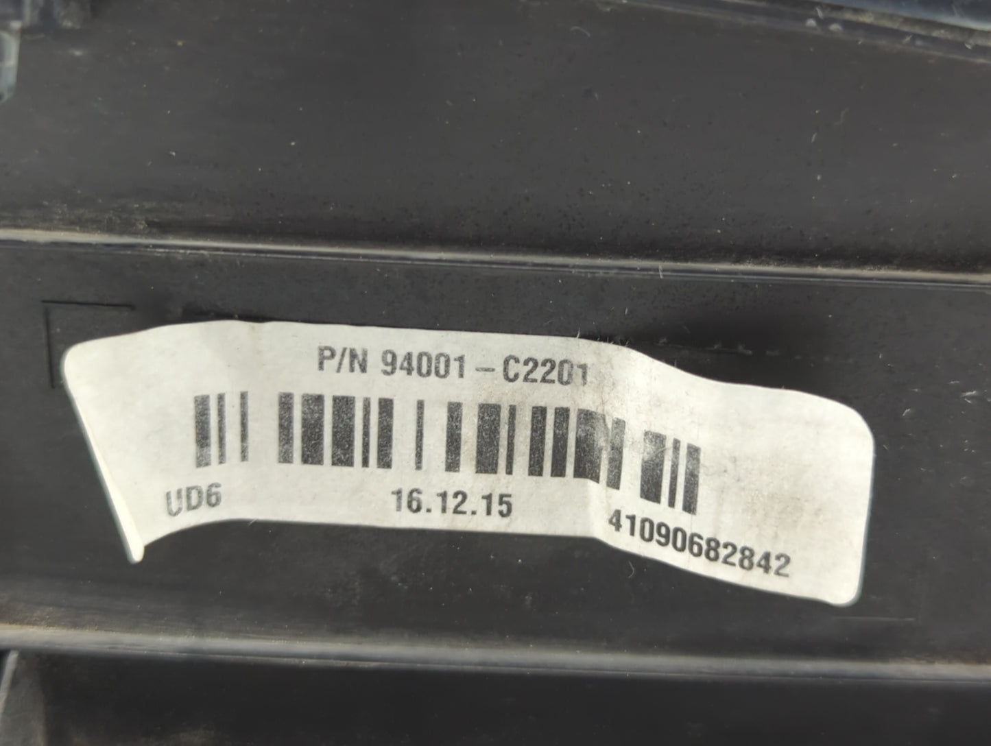 2017 Hyundai Sonata Instrument Cluster Speedometer Gauges P/N:94001-C2201 Fits OEM Used Auto Parts - Oemusedautoparts1.com