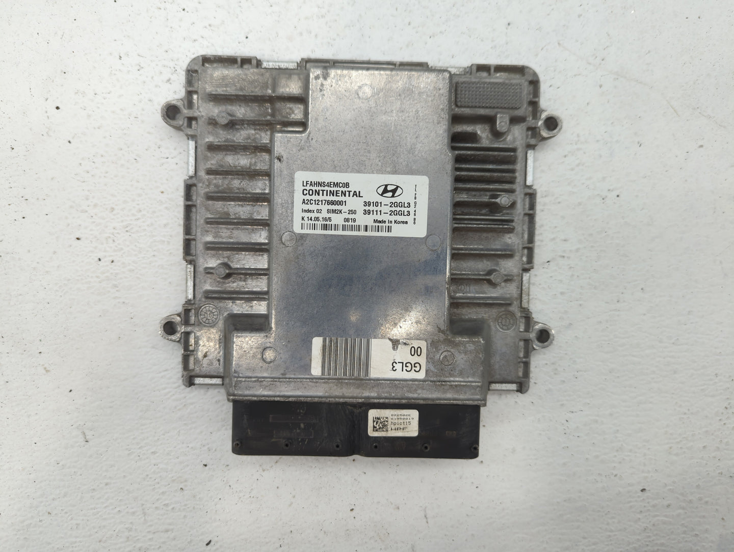 2015-2017 Hyundai Sonata PCM Engine Control Computer ECU ECM PCU OEM P/N:39111-2GGL3 39101-2GGL3 Fits Fits 2015 2016 2017 OE
