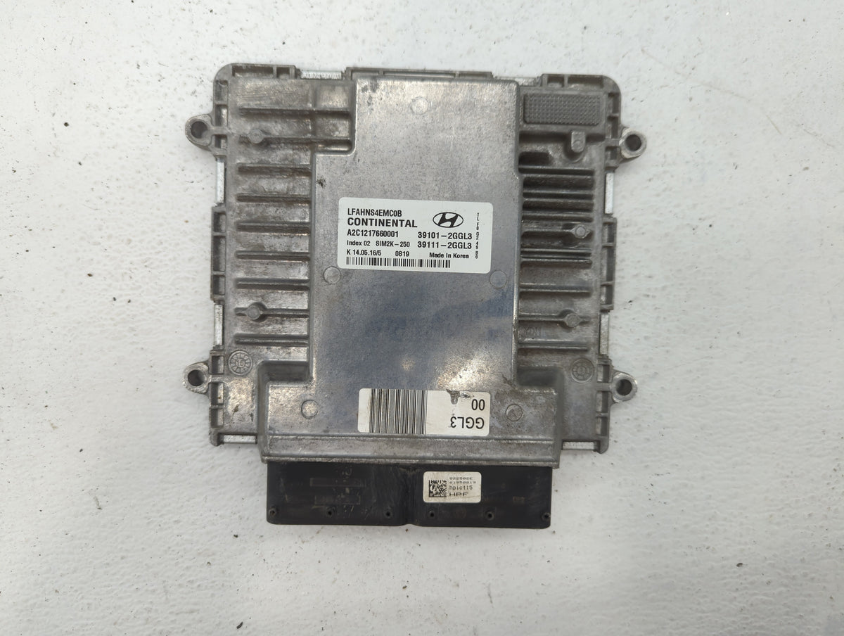 2015-2017 Hyundai Sonata PCM Engine Control Computer ECU ECM PCU OEM P/N:39111-2GGL3 39101-2GGL3, 39111-2GGK0 Fits 2015 2016
