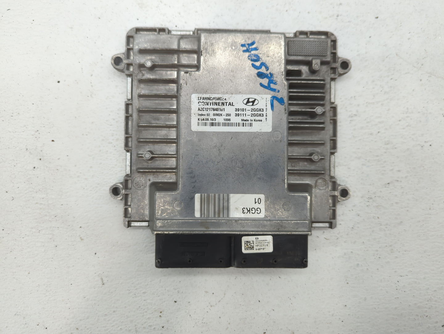 2015-2017 Hyundai Sonata PCM Engine Control Computer ECU ECM PCU OEM P/N:39111-2GGL3 39101-2GGL3 Fits Fits 2015 2016 2017 OE