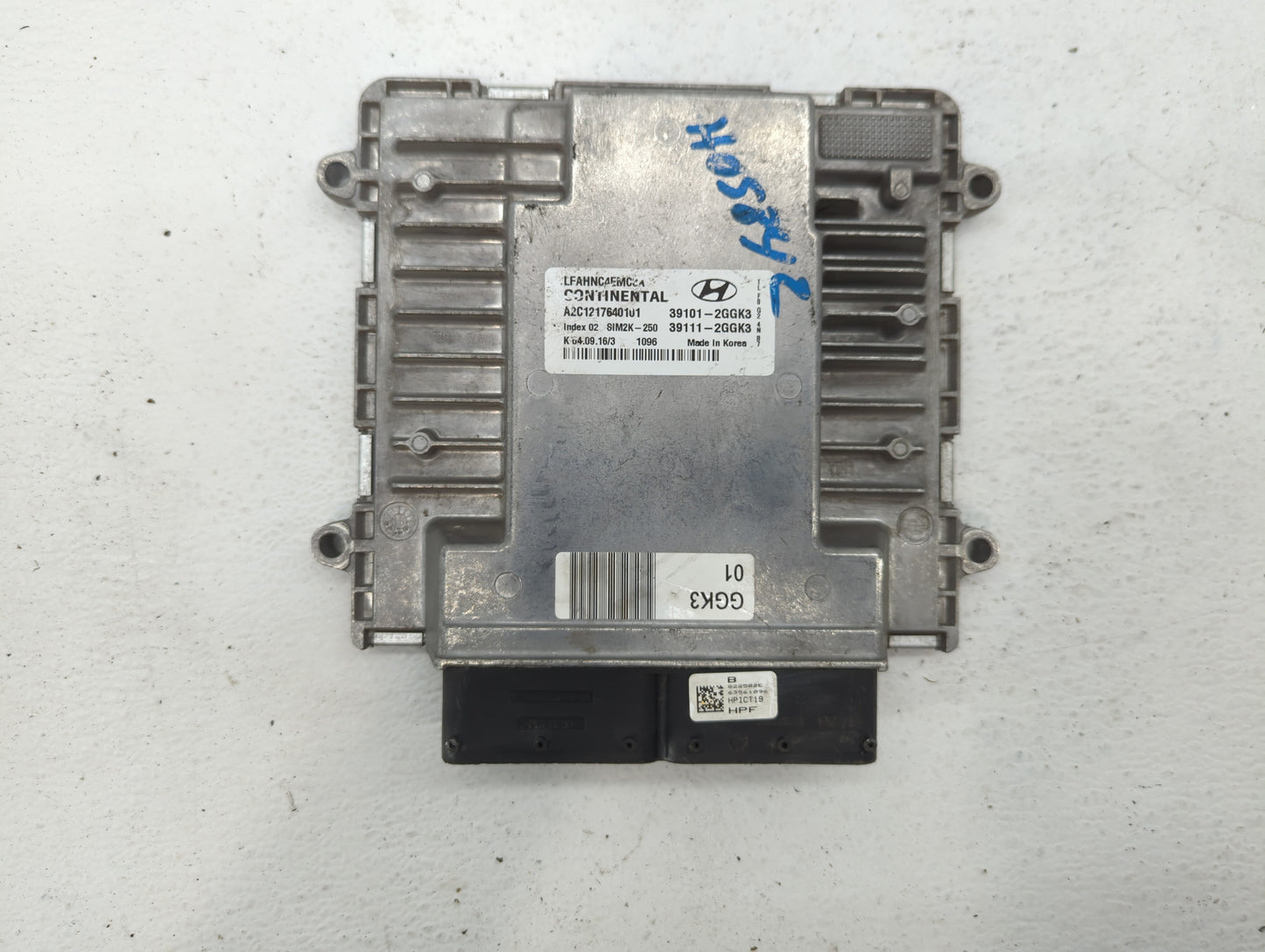 2015-2017 Hyundai Sonata PCM Engine Control Computer ECU ECM PCU OEM P/N:39111-2GGL3 39101-2GGL3 Fits Fits 2015 2016 2017 OE