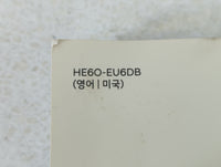2017 Hyundai Sonata Owners Manual Book Guide OEM Used Auto Parts - Oemusedautoparts1.com