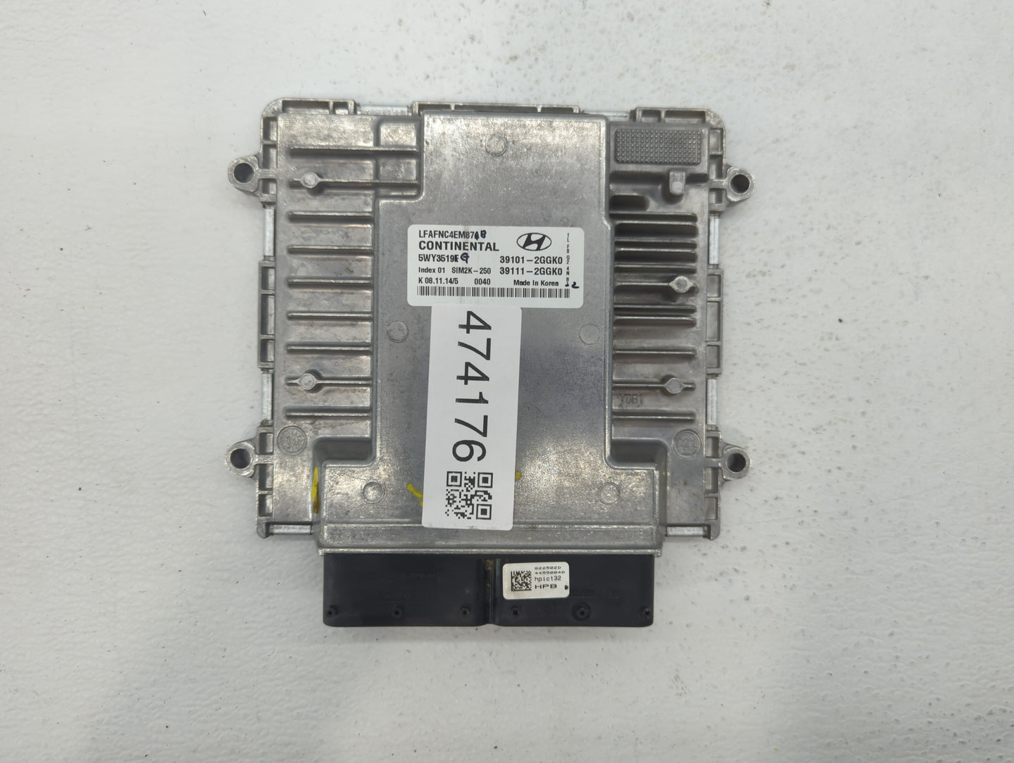 2015-2017 Hyundai Sonata PCM Engine Control Computer ECU ECM PCU OEM P/N:39111-2GGK0 39101-2GGK0 Fits Fits 2015 2016 2017 OE