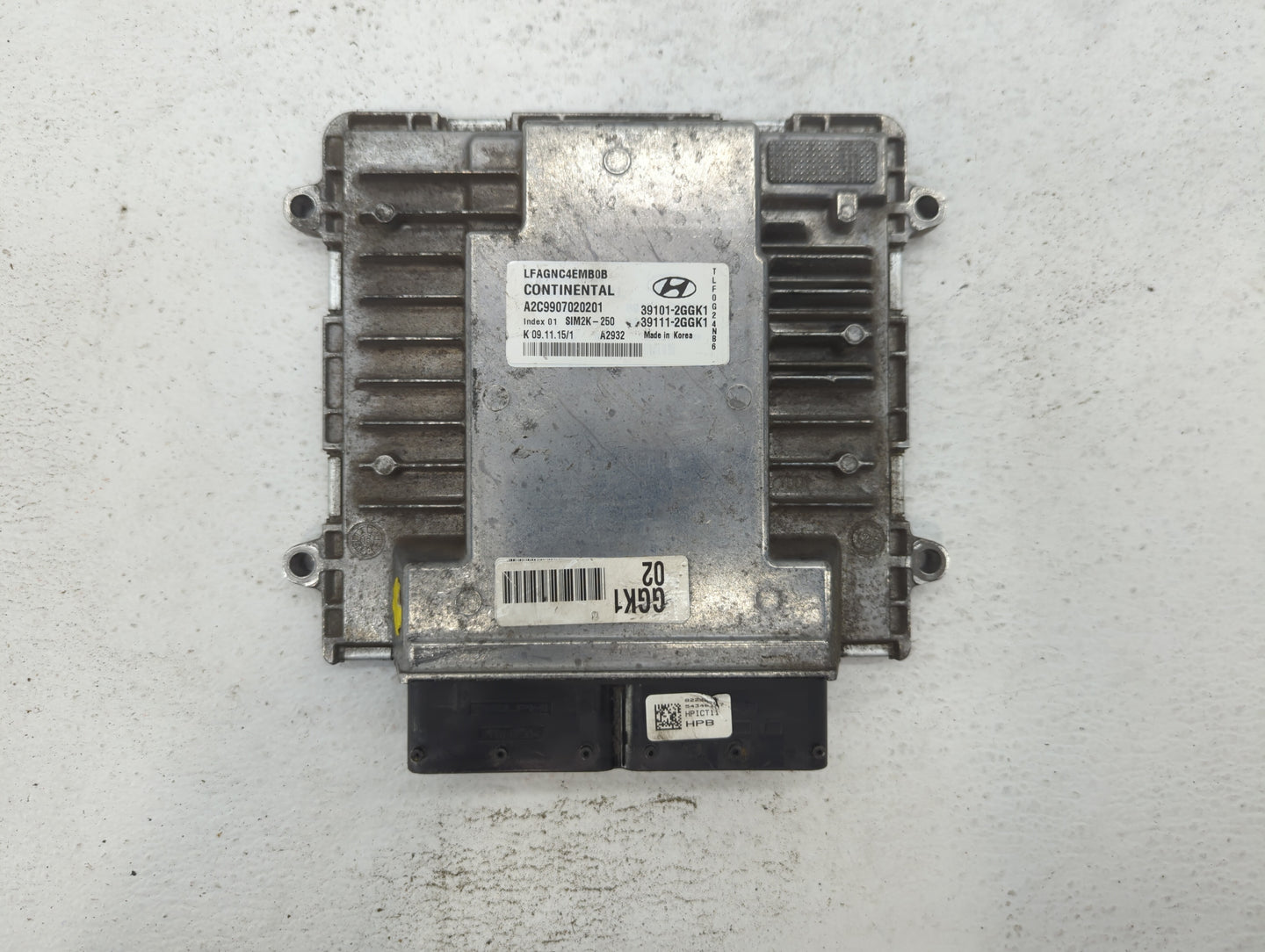 2015-2017 Hyundai Sonata PCM Engine Control Computer ECU ECM PCU OEM P/N:39111-2GGL3 39101-2GGL3 Fits Fits 2015 2016 2017 OE
