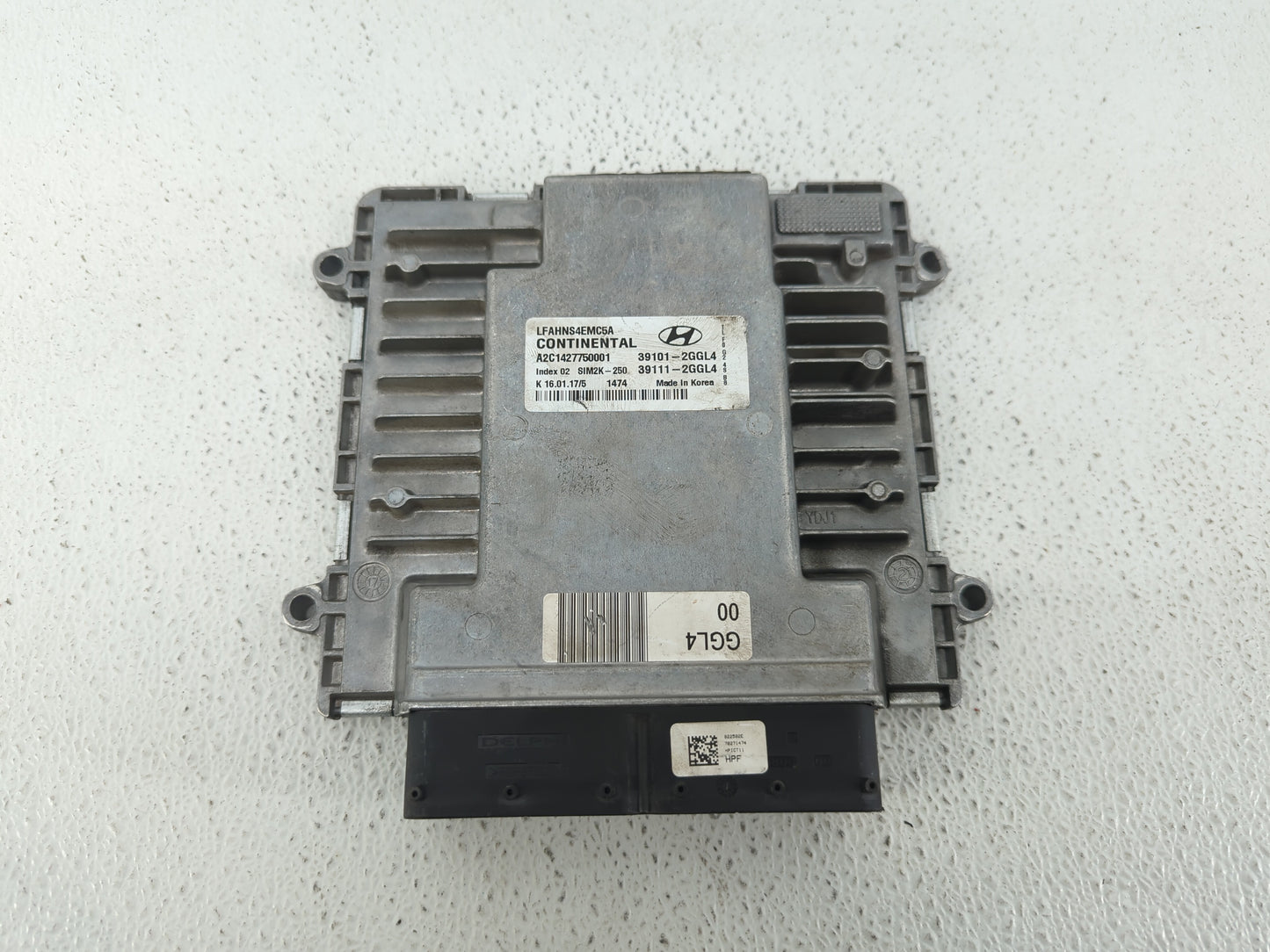 2015-2017 Hyundai Sonata PCM Engine Control Computer ECU ECM PCU OEM P/N:39111-2GGL4 39101-2GGL4 Fits Fits 2015 2016 2017 OE