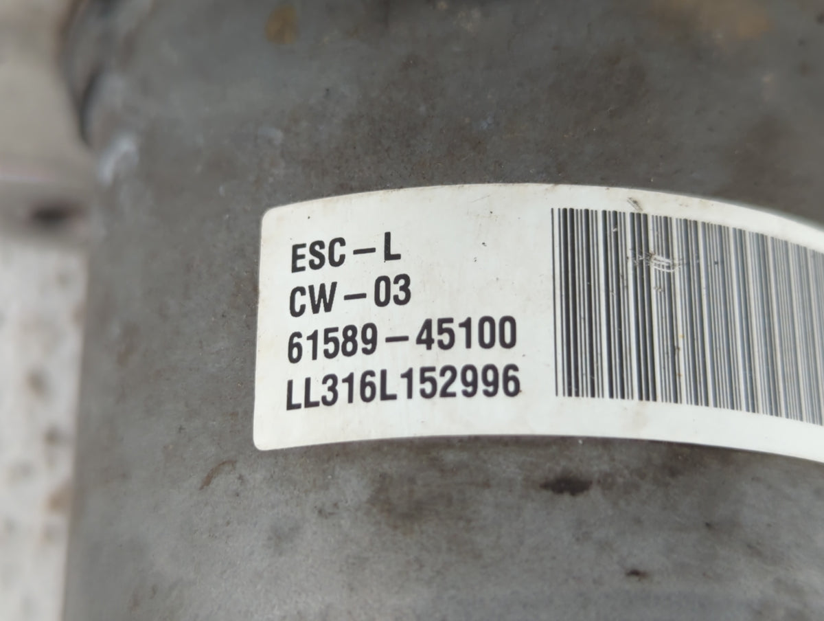 2015-2017 Hyundai Sonata Anti-Lock Brake ABS Pump Module Actuator OEM P/N:61589-45100 Fits Fits 2015 2016 2017 OEM Used Auto