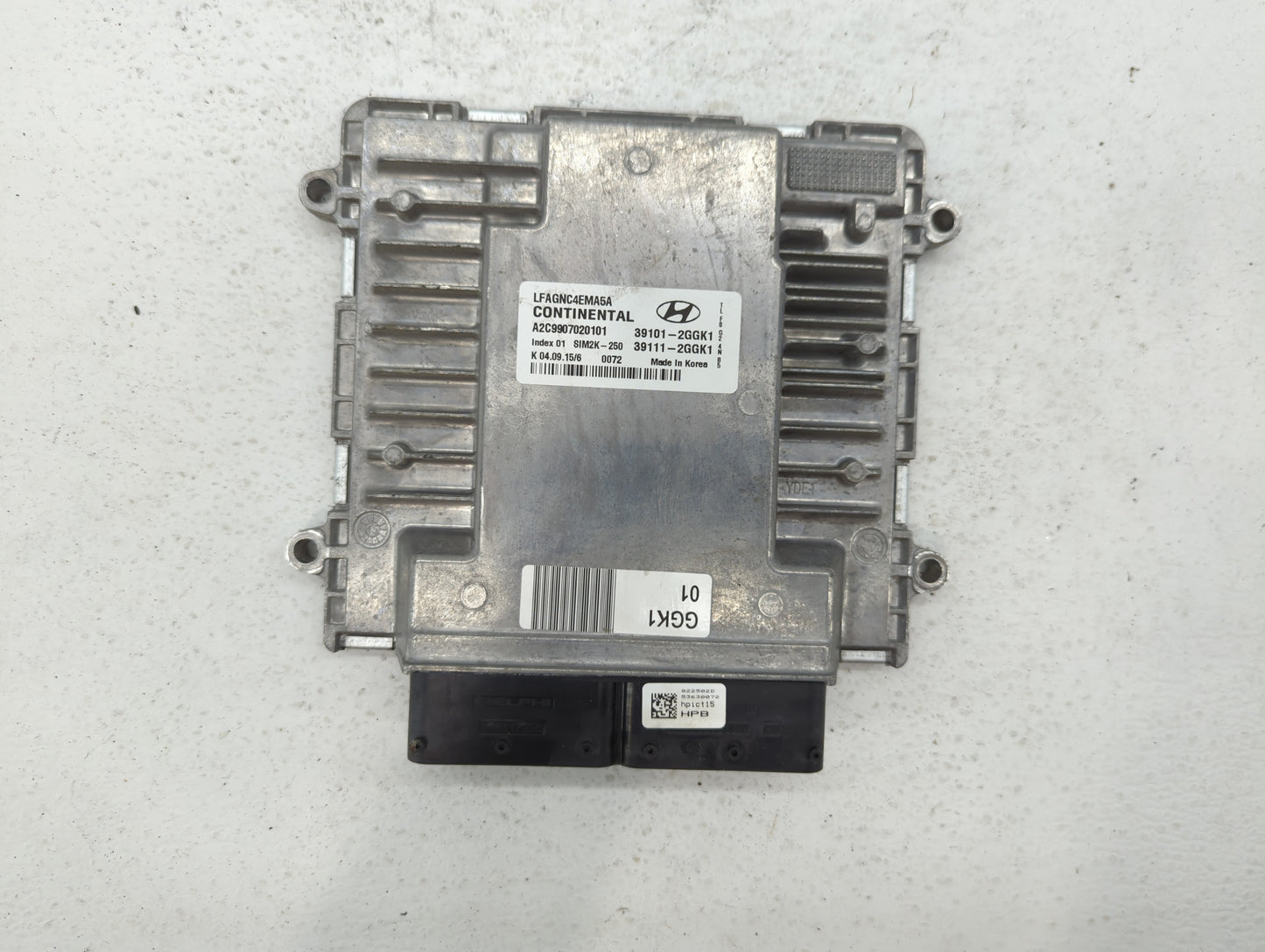 2015-2017 Hyundai Sonata PCM Engine Control Computer ECU ECM PCU OEM P/N:39101-2GGL3 39111-2GGL3 Fits Fits 2015 2016 2017 OE