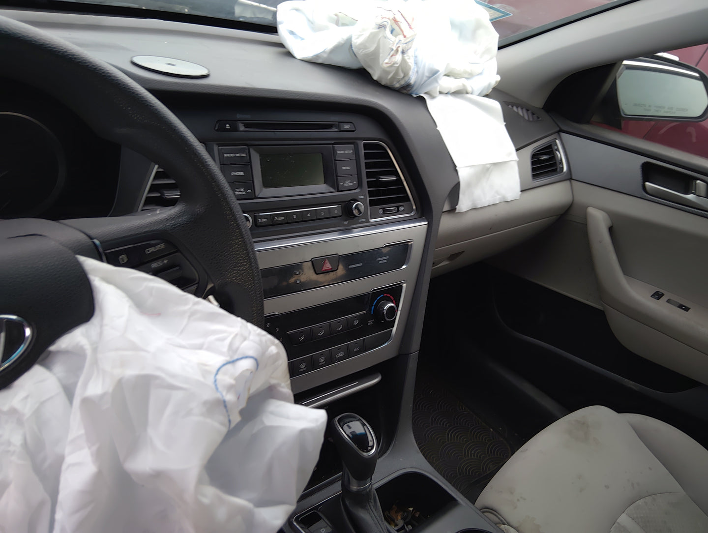2016-2017 Hyundai Sonata Radio AM FM Cd Player Receiver Replacement Fits Fits 2016 2017 OEM Used Auto Parts - Oemusedautopar