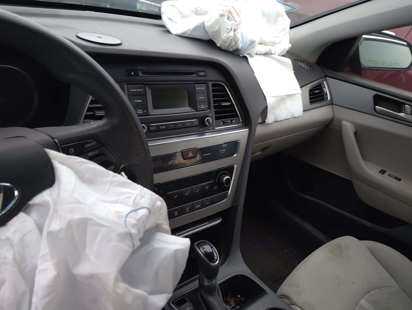 2016-2017 Hyundai Sonata Radio AM FM Cd Player Receiver Replacement Fits Fits 2016 2017 OEM Used Auto Parts - Oemusedautopar