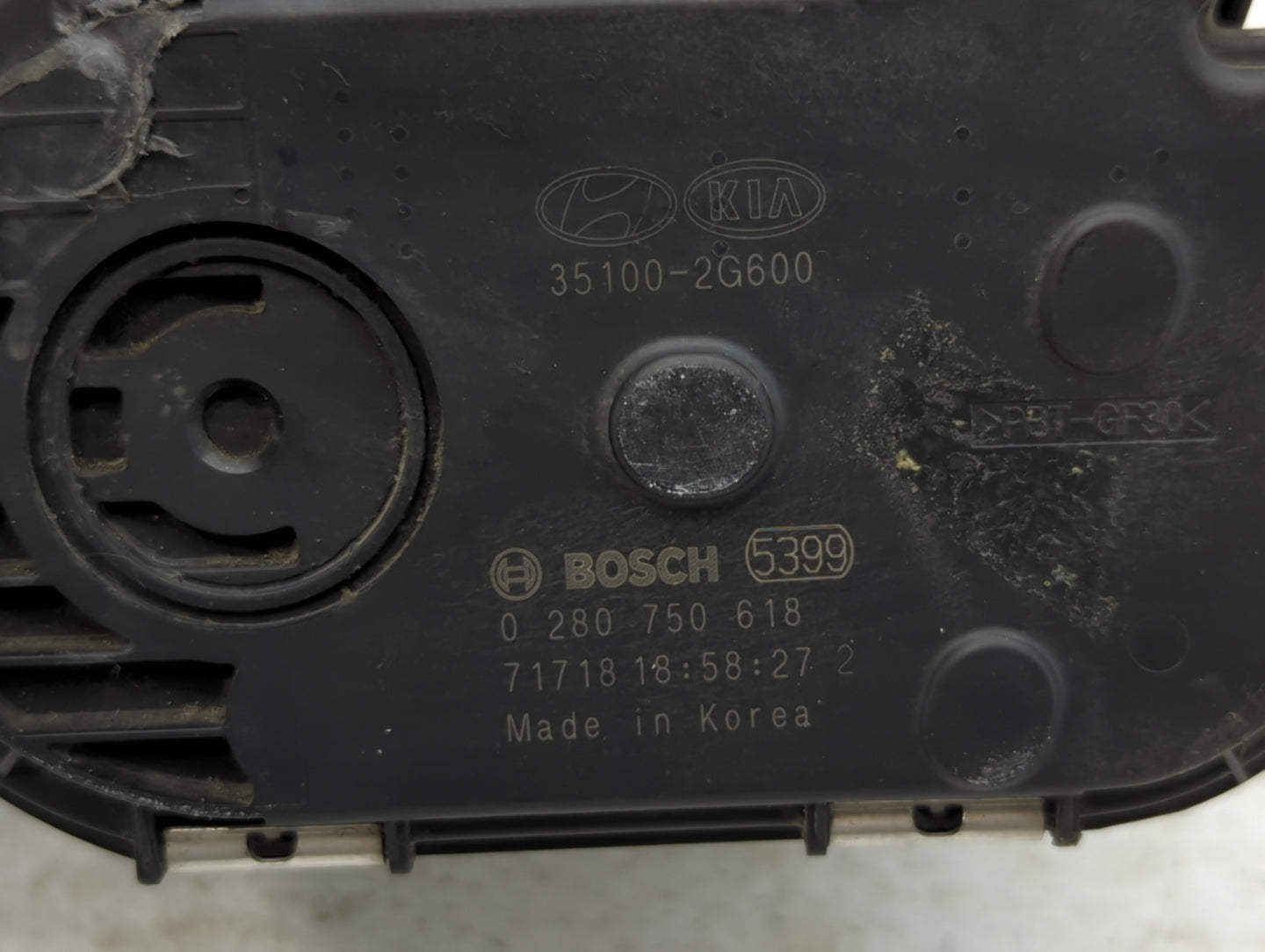 2015-2019 Hyundai Sonata Throttle Body P/N:35100-2G600 Fits Fits 2015 2016 2017 2018 2019 2020 2021 OEM Used Auto Parts - Oe