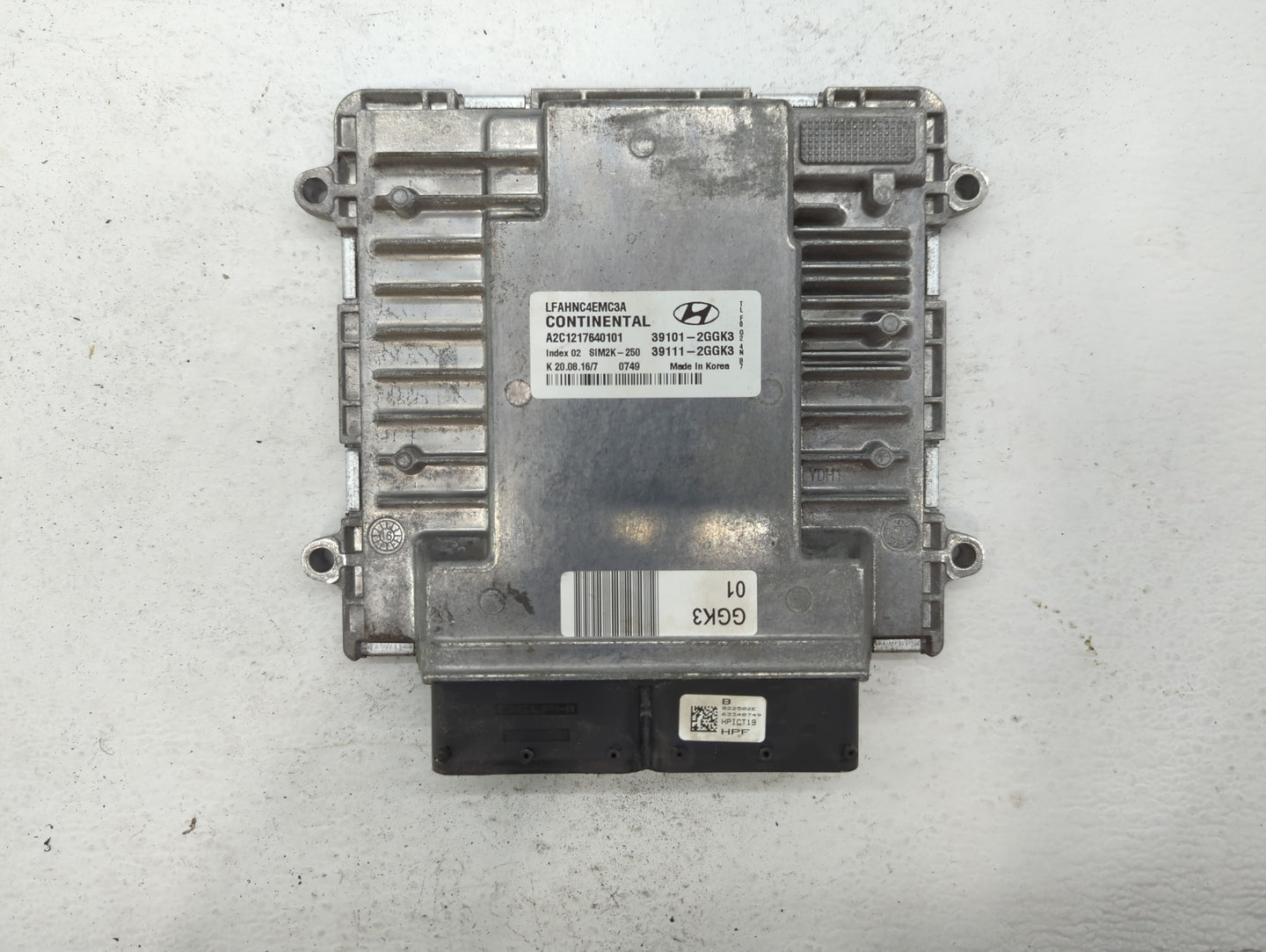 2015-2017 Hyundai Sonata PCM Engine Control Computer ECU ECM PCU OEM P/N:39101-2GGK3 39111-2GGK1 Fits Fits 2015 2016 2017 OE