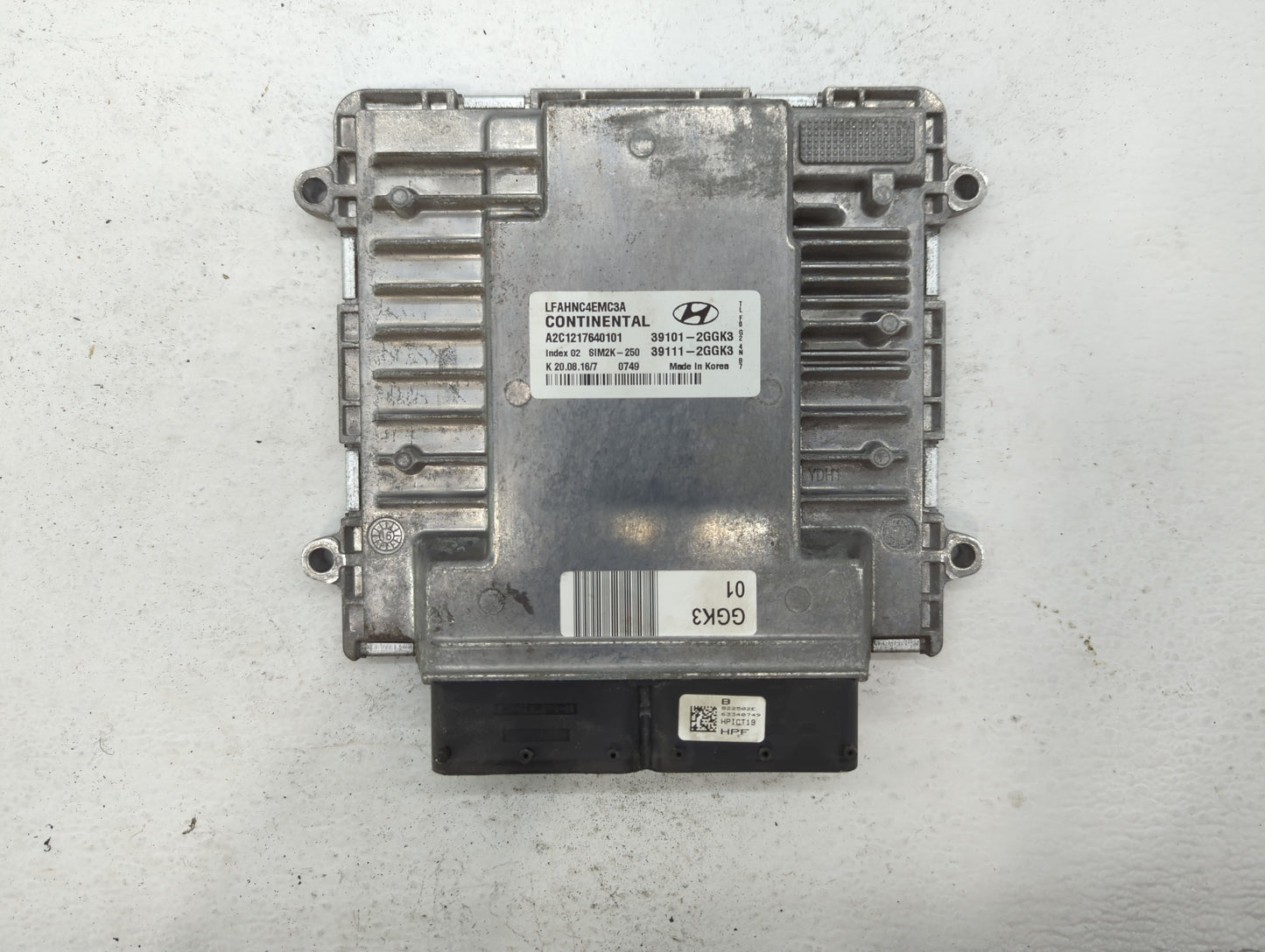 2015-2017 Hyundai Sonata PCM Engine Control Computer ECU ECM PCU OEM P/N:39101-2GGK3 39111-2GGK1 Fits Fits 2015 2016 2017 OE