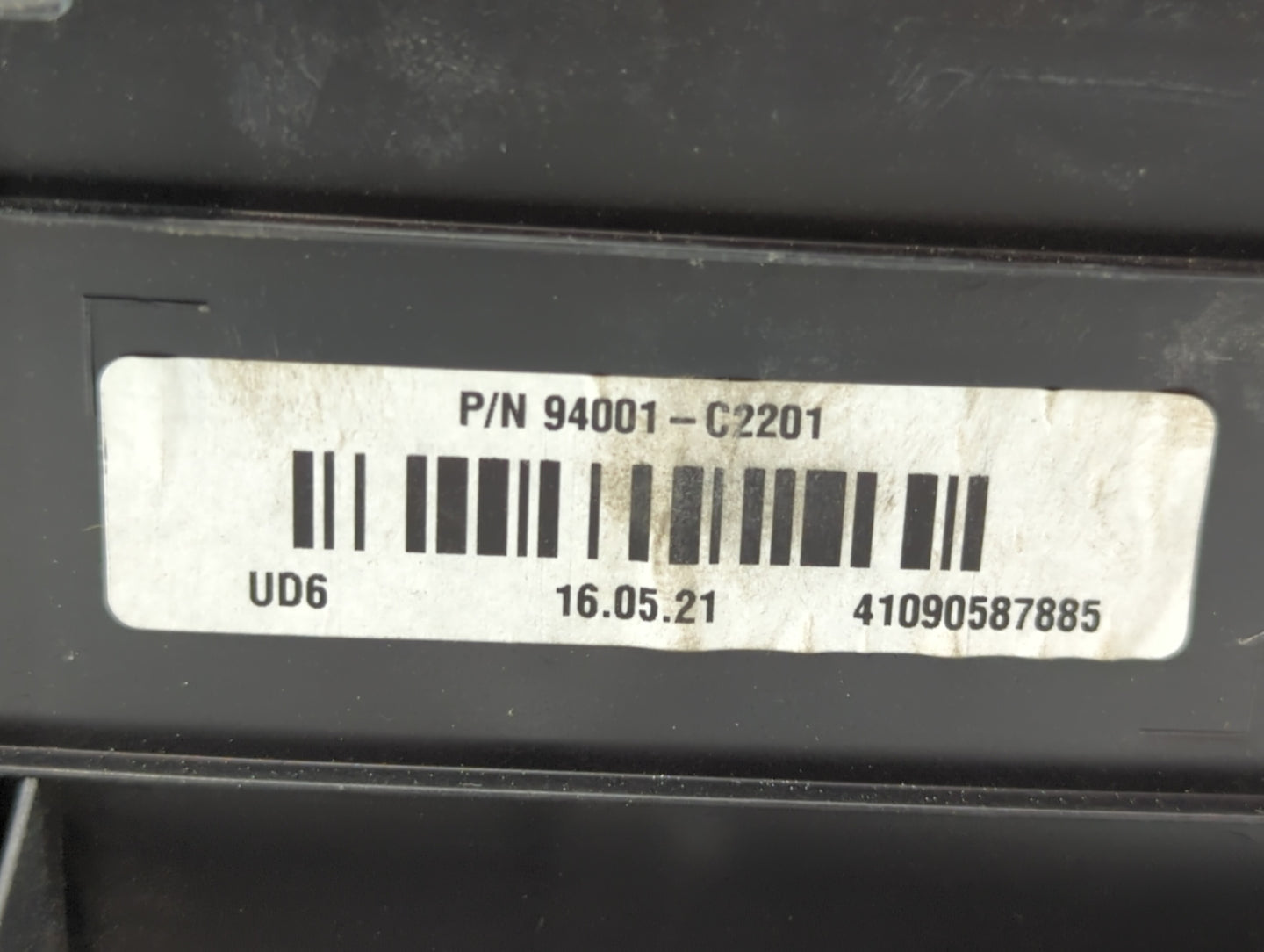 2016-2017 Hyundai Sonata Instrument Cluster Speedometer Gauges P/N:94001-C2201 Fits Fits 2016 2017 OEM Used Auto Parts - Oem