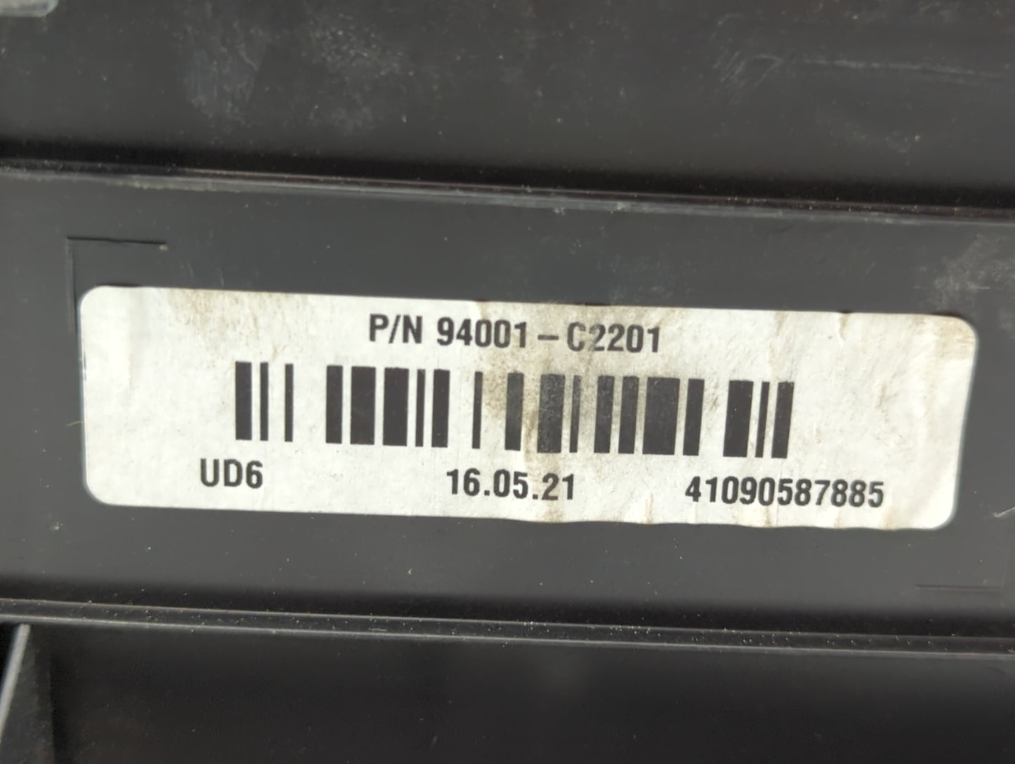 2016-2017 Hyundai Sonata Instrument Cluster Speedometer Gauges P/N:94001-C2201 Fits Fits 2016 2017 OEM Used Auto Parts - Oem