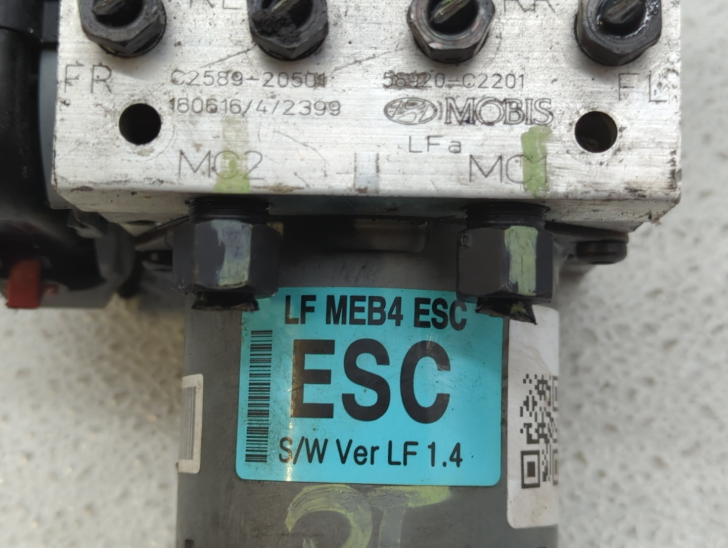 2015-2017 Hyundai Sonata ABS Pump Control Module Replacement P/N:58920-C2201 Fits Fits 2015 2016 2017 OEM Used Auto Parts - 