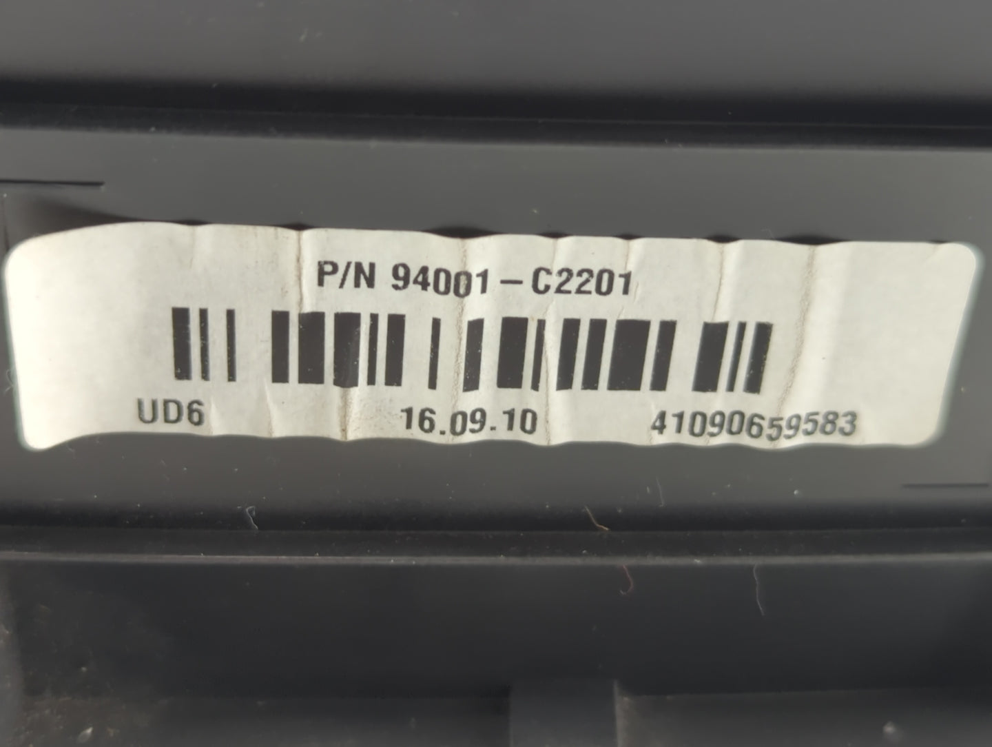 2016-2017 Hyundai Sonata Instrument Cluster Speedometer Gauges P/N:94001-C2201 Fits Fits 2016 2017 OEM Used Auto Parts - Oem