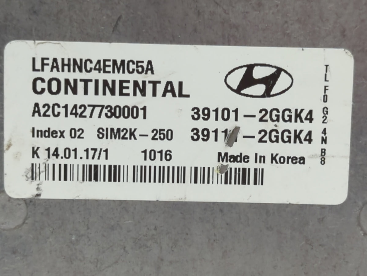2015-2017 Hyundai Sonata PCM Engine Control Computer ECU ECM PCU OEM P/N:39111-2GGK4 39101-2GGK4 Fits 2015 2016 2017 OEM Use
