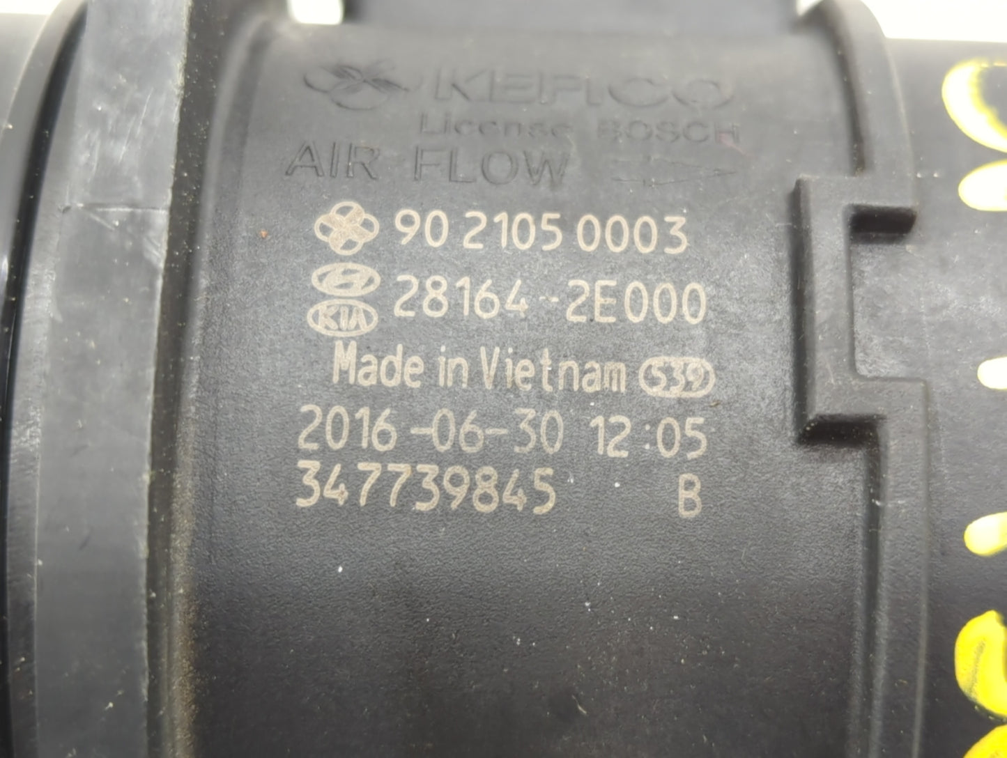 2016-2017 Hyundai Sonata Mass Air Flow Meter Maf - Oemusedautoparts1.com