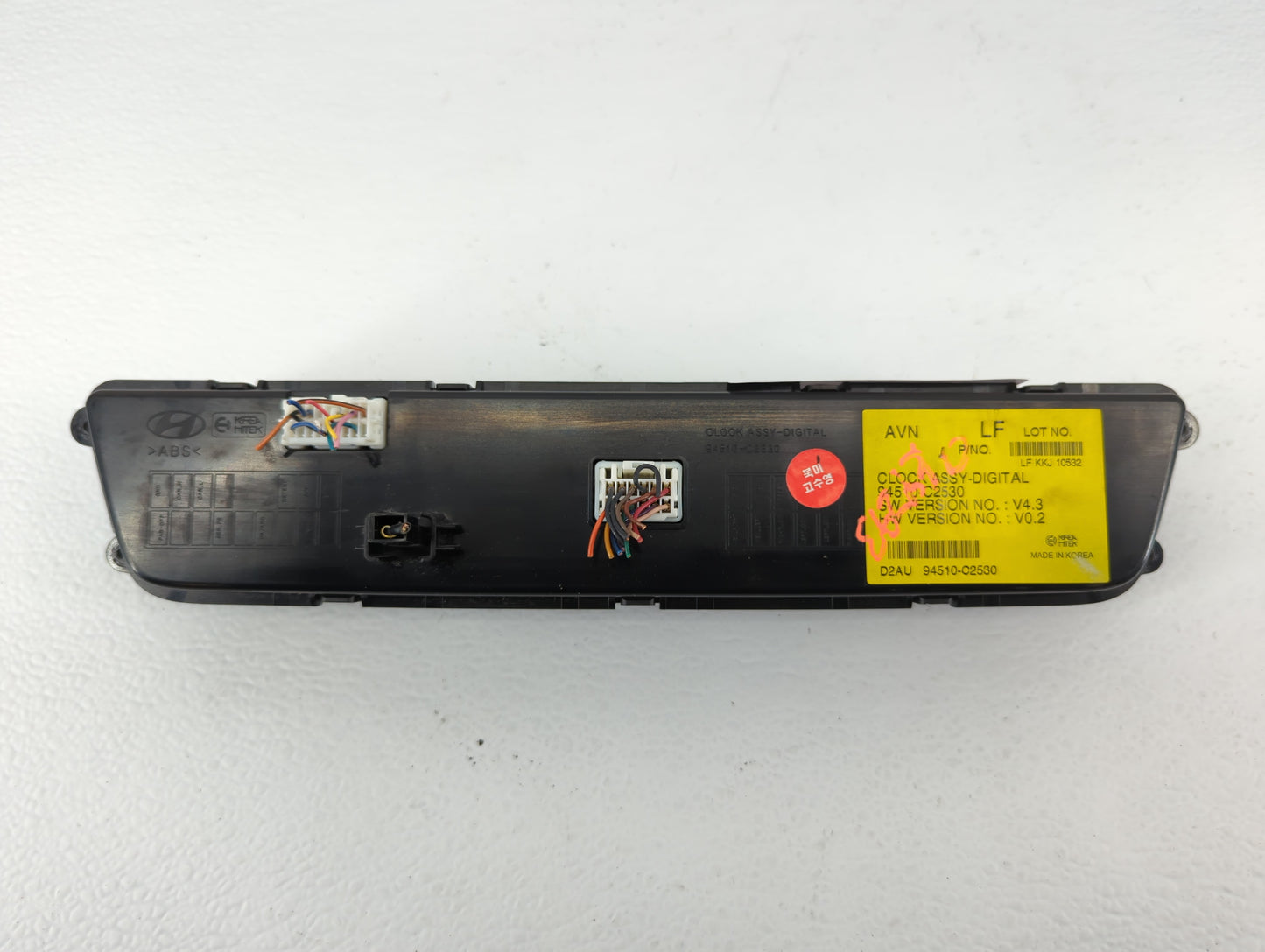 2015-2017 Hyundai Sonata Climate Control Module Temperature AC/Heater Replacement P/N:94510-C2530 Fits Fits 2015 2016 2017 O