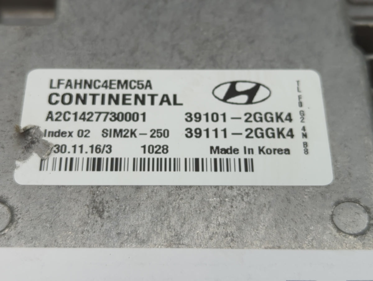 2015-2017 Hyundai Sonata PCM Engine Control Computer ECU ECM PCU OEM P/N:39111-2GGK4 39101-2GGK4 Fits 2015 2016 2017 OEM Use