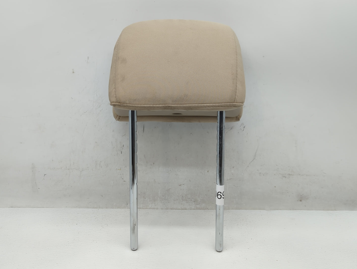 Hyundai Sonata Headrest Head Rest Front Driver Passenger Seat Cream - Oemusedautoparts1.com