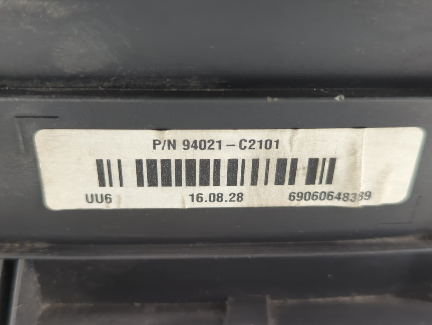 2016-2017 Hyundai Sonata Instrument Cluster Speedometer Gauges P/N:94021-C2101 Fits Fits 2016 2017 OEM Used Auto Parts - Oem