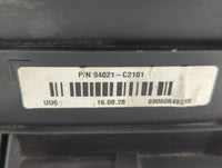2016-2017 Hyundai Sonata Instrument Cluster Speedometer Gauges P/N:94021-C2101 Fits Fits 2016 2017 OEM Used Auto Parts - Oem