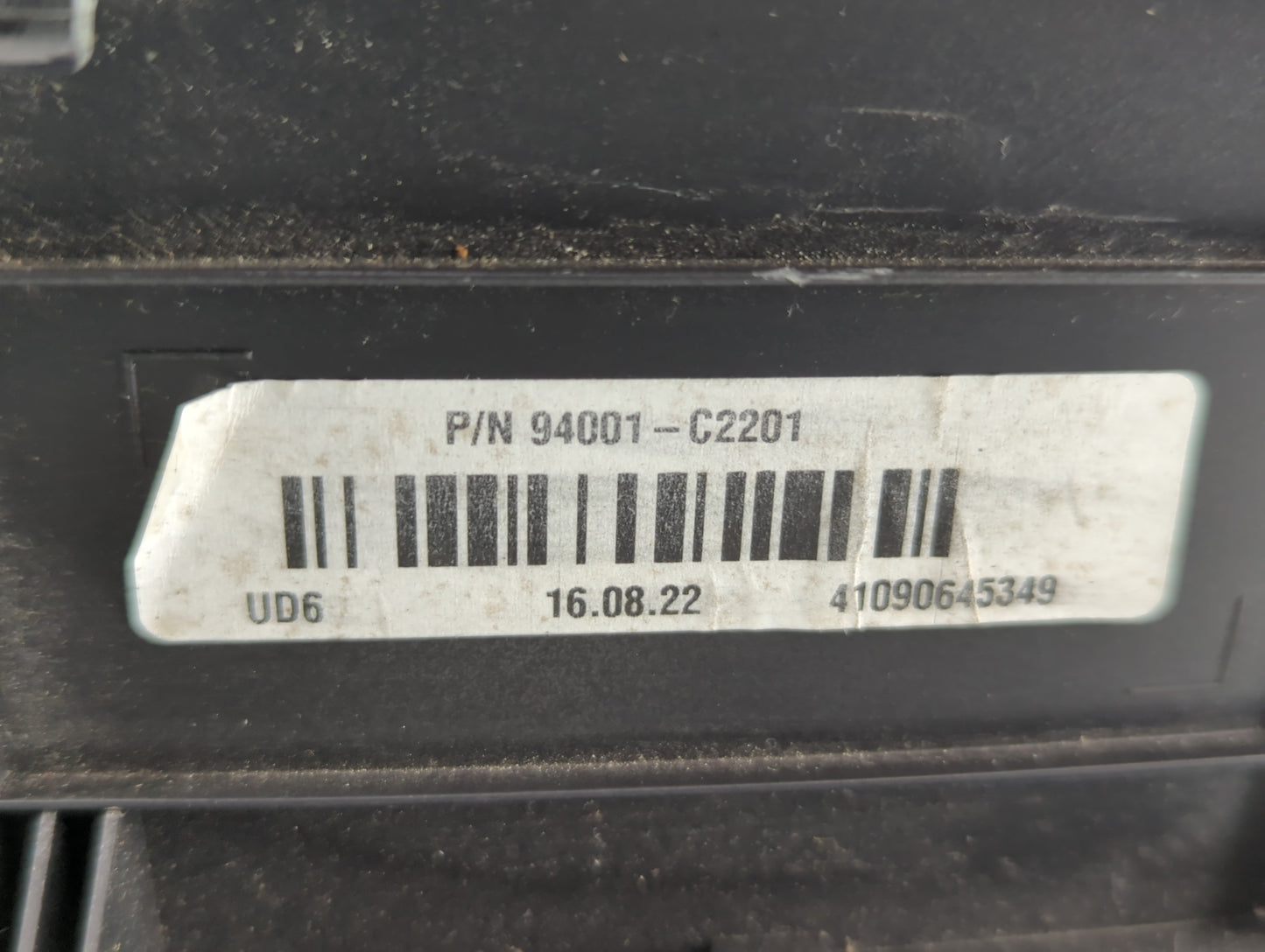 2016-2017 Hyundai Sonata Instrument Cluster Speedometer Gauges P/N:94001-C2201 Fits Fits 2016 2017 OEM Used Auto Parts - Oem