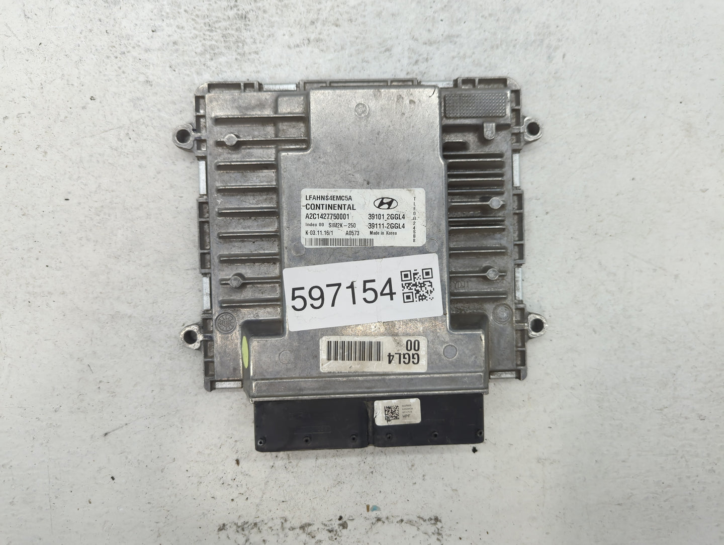 2015-2017 Hyundai Sonata PCM Engine Control Computer ECU ECM PCU OEM P/N:39111_2GGL4 39101_2GGL4 Fits Fits 2015 2016 2017 OE