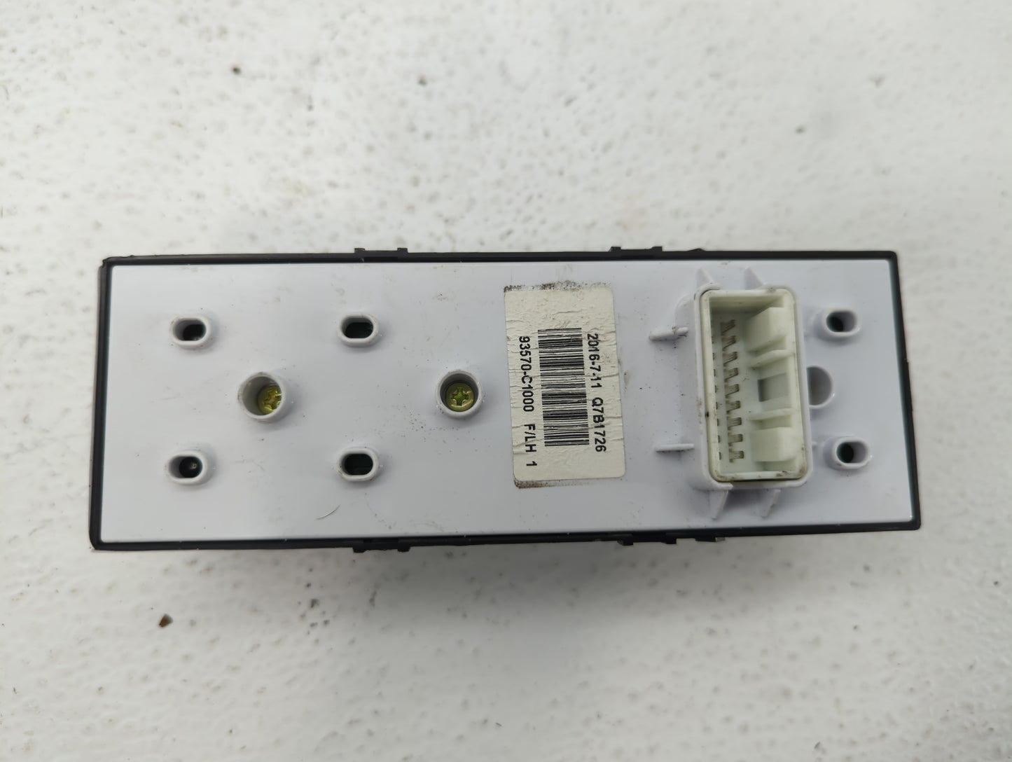 2015-2019 Hyundai Sonata Master Power Window Switch Replacement Driver Side Left P/N:93570-c1000 50563 Fits OEM Used Auto Pa
