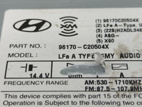 2016-2017 Hyundai Sonata Radio AM FM Cd Player Receiver Replacement P/N:96170-C20504X Fits Fits 2016 2017 OEM Used Auto Part