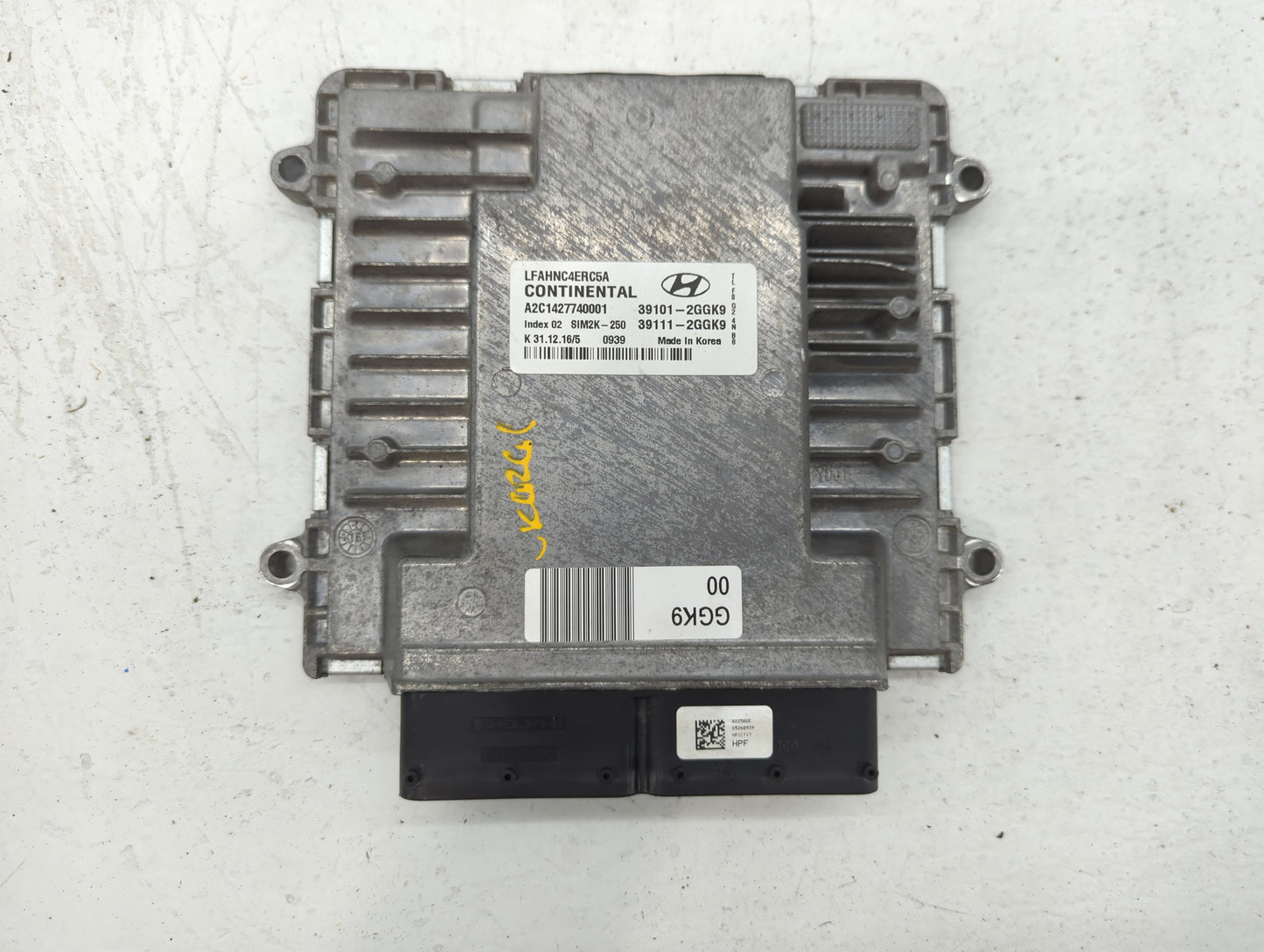 2015-2017 Hyundai Sonata PCM Engine Control Computer ECU ECM PCU OEM P/N:39111-2GGK9 39101-2GGK9 Fits Fits 2015 2016 2017 OE