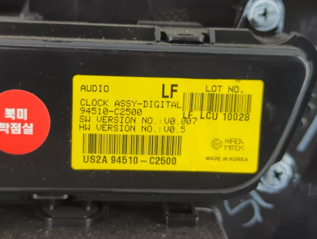 2015-2017 Hyundai Sonata Climate Control Module Temperature AC/Heater Replacement P/N:94510-C2500 Fits Fits 2015 2016 2017 O