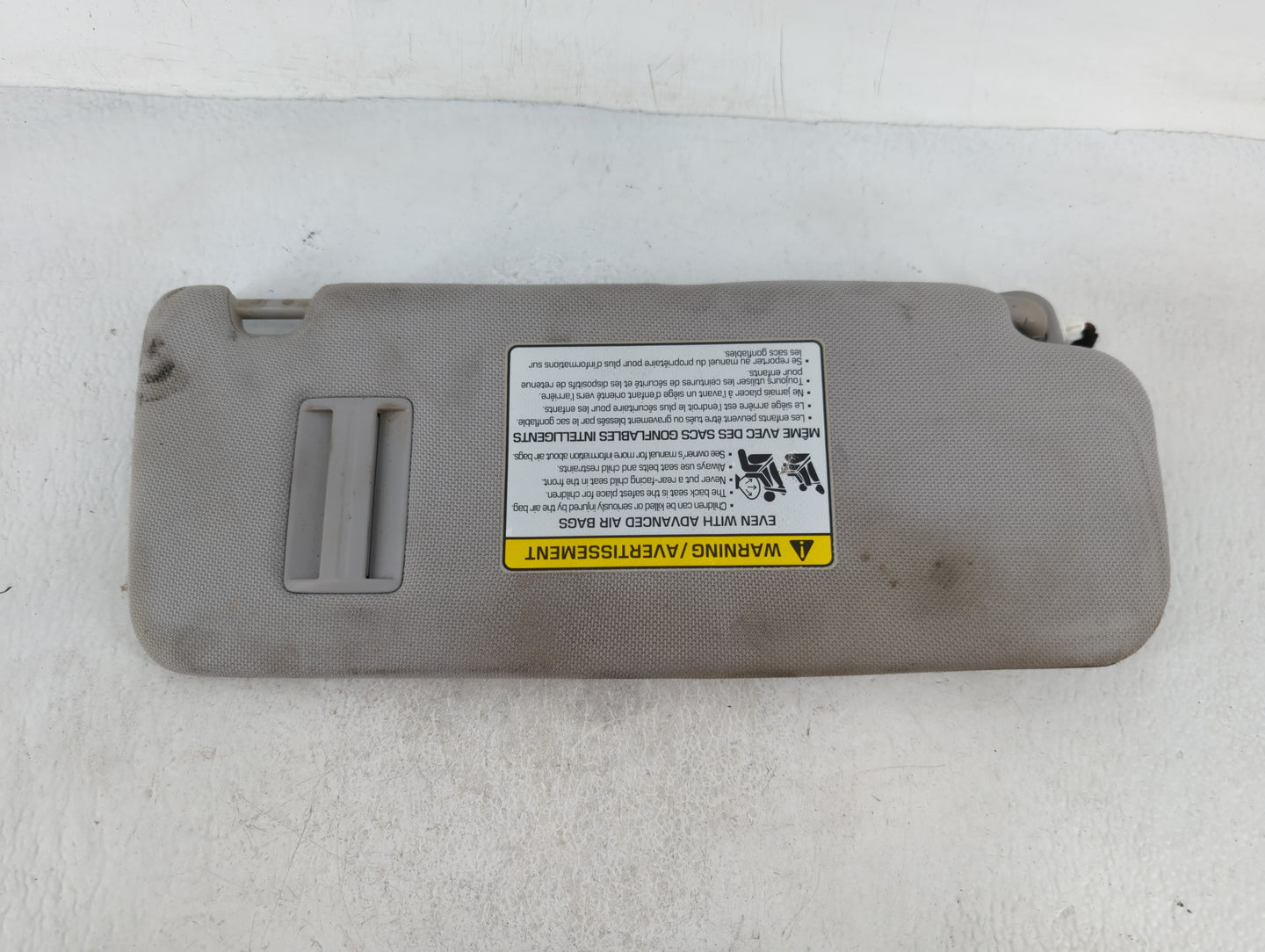 2016-2019 Hyundai Sonata Sun Visor Shade Replacement Driver Left Mirror Fits Fits 2016 2017 2018 2019 OEM Used Auto Parts - 