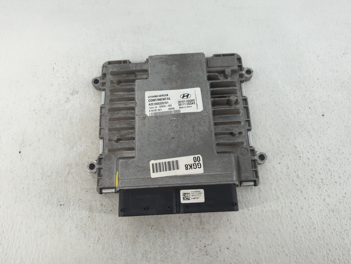2015-2017 Hyundai Sonata PCM Engine Control Computer ECU ECM PCU OEM P/N:39111-2GGK8 39101-2GGK8 Fits Fits 2015 2016 2017 OE