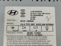 2016-2017 Hyundai Sonata Am Fm Cd Player Radio Receiver - Oemusedautoparts1.com