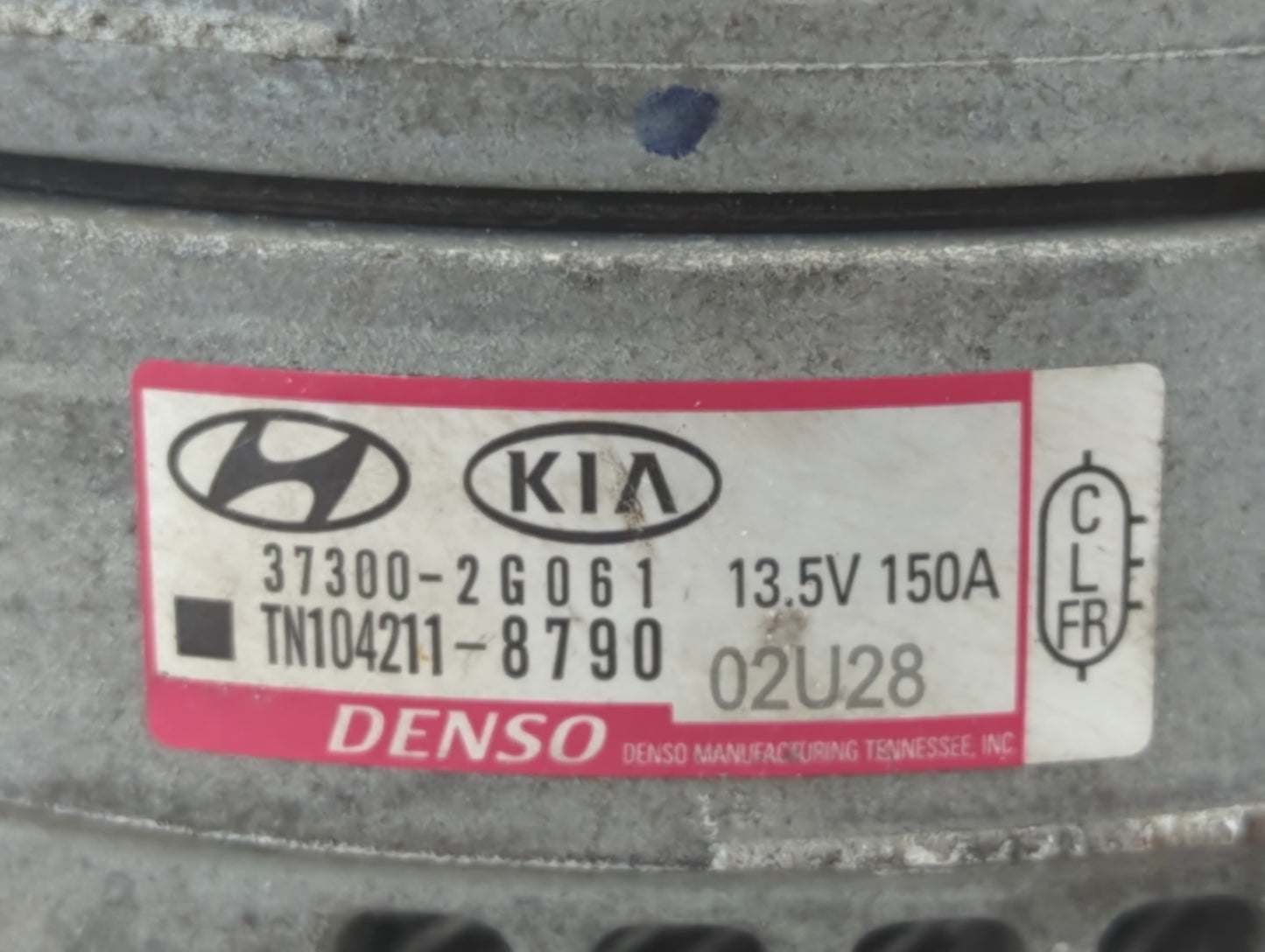 2015-2019 Hyundai Sonata Alternator Replacement Generator Charging Assembly Engine OEM P/N:TNI04211-8790 37300-2G061 Fits OE