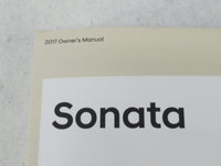 2017 Hyundai Sonata Owners Manual Book Guide P/N:HC10-EU74H OEM Used Auto Parts - Oemusedautoparts1.com