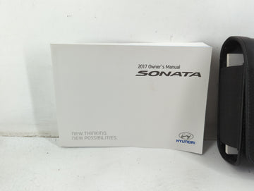 2017 Hyundai Sonata Owners Manual Book Guide P/N:HC10-EU65A OEM Used Auto Parts