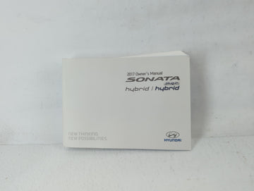 2017 Hyundai Sonata Owners Manual Book Guide P/N:HE60-EU69A OEM Used Auto Parts