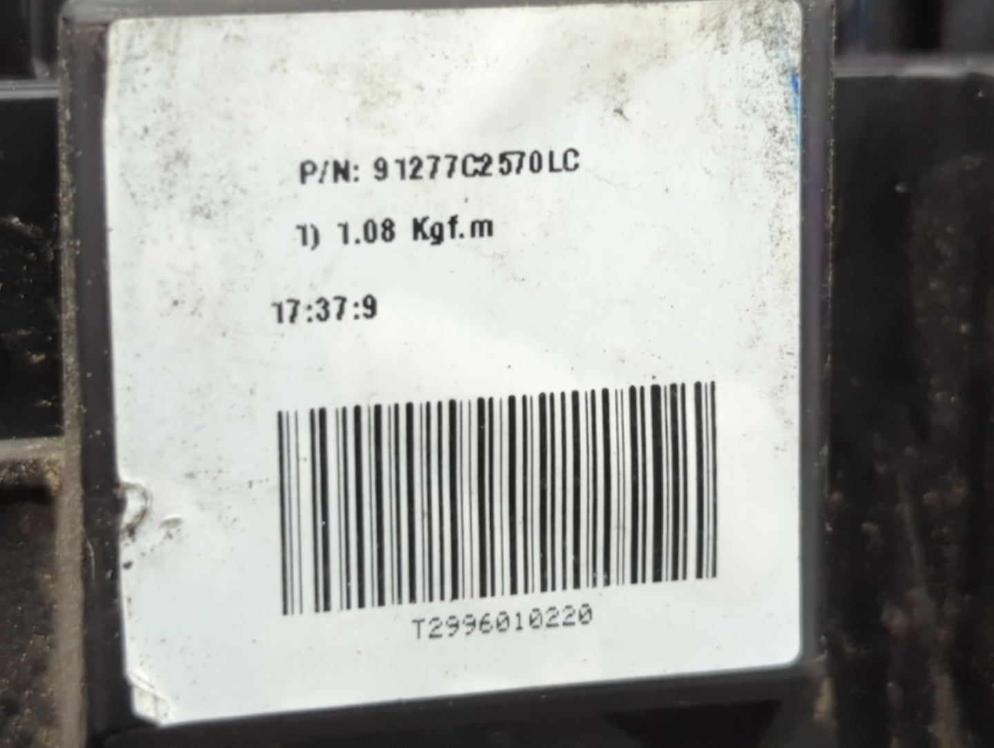 2016-2017 Hyundai Sonata Fusebox Fuse Box Panel Relay Module P/N:91277C2570LC 6423-0102-7-000 Fits Fits 2016 2017 OEM Used A