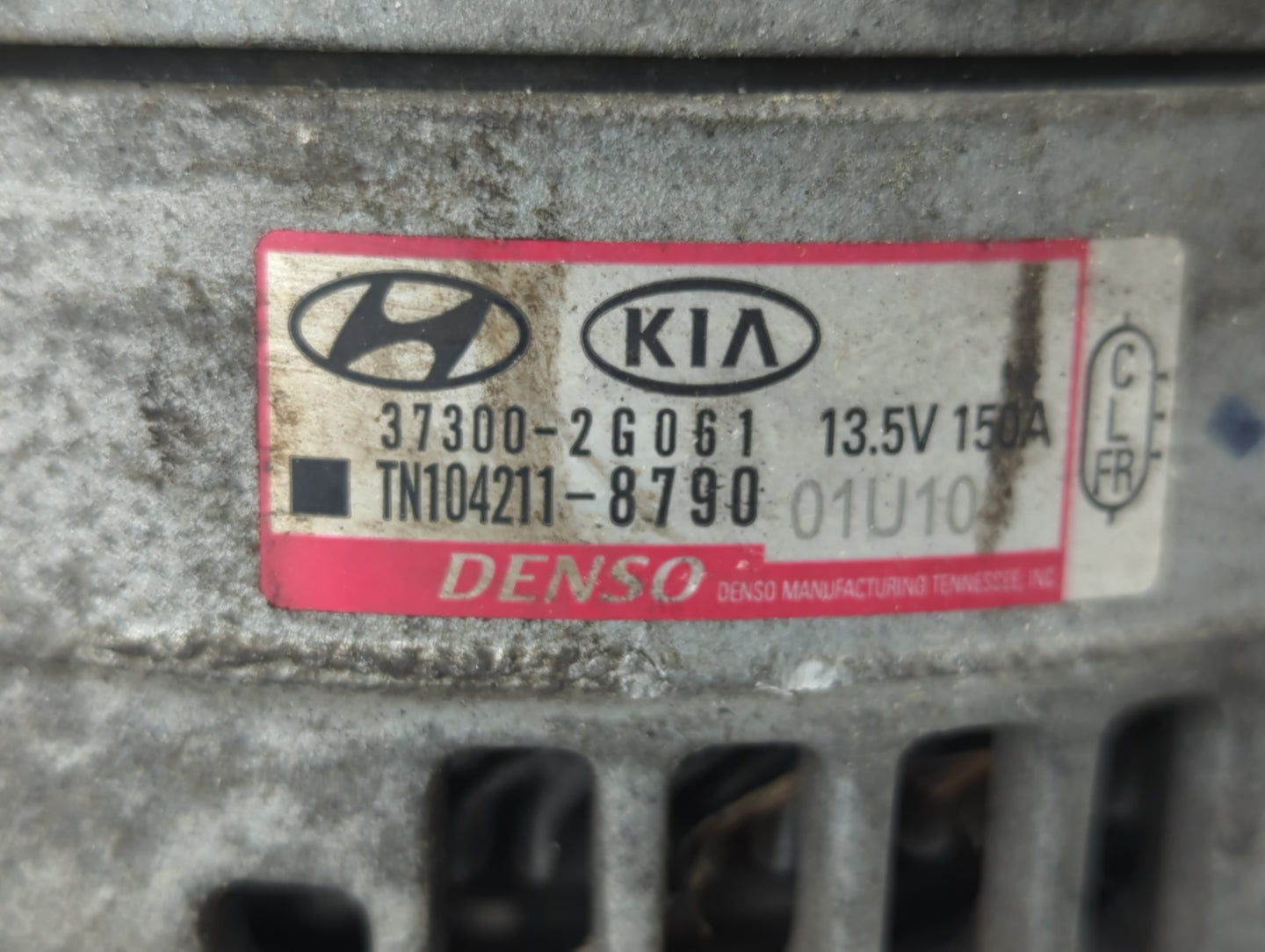 2015-2019 Hyundai Sonata Alternator Replacement Generator Charging Assembly Engine OEM P/N:TN104211-8790 37300-2G061 Fits OE
