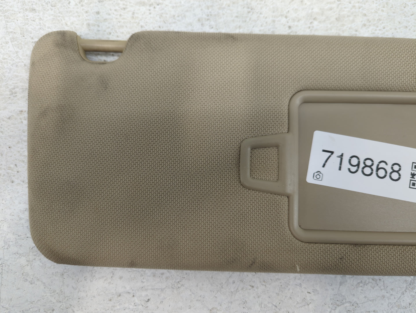2015-2019 Hyundai Sonata Sun Visor Shade Replacement Passenger Right Mirror Fits Fits 2015 2016 2017 2018 2019 OEM Used Auto