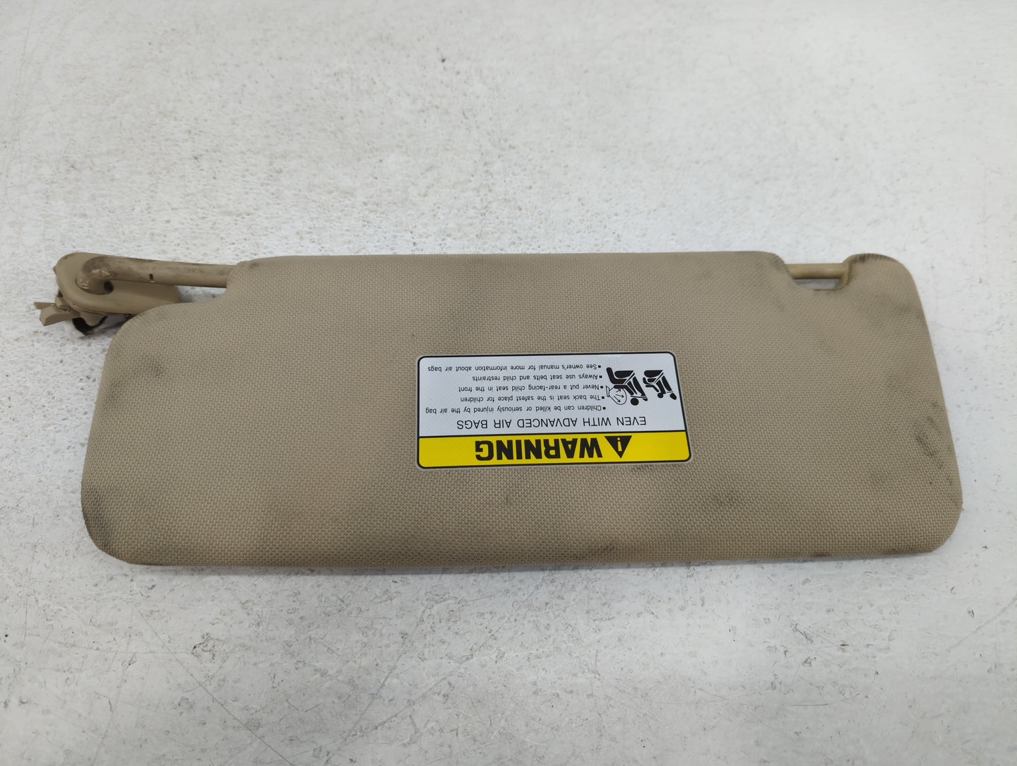 2015-2019 Hyundai Sonata Sun Visor Shade Replacement Passenger Right Mirror Fits Fits 2015 2016 2017 2018 2019 OEM Used Auto